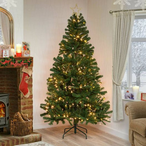Image of New Christmas Tree Xmas Colorado Spruce 4ft 5ft 6ft 7ft 8ft or 10ft Free Delivery
